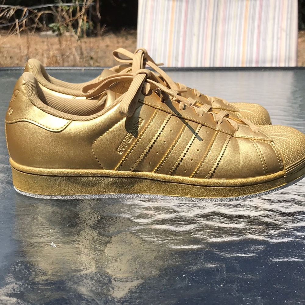 Adidas Women’s Limited Edition Gold Superstar